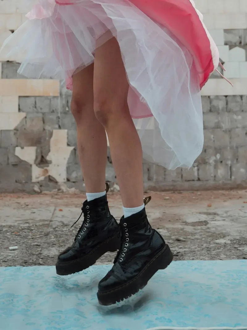 Alternative view of Some Black Boots