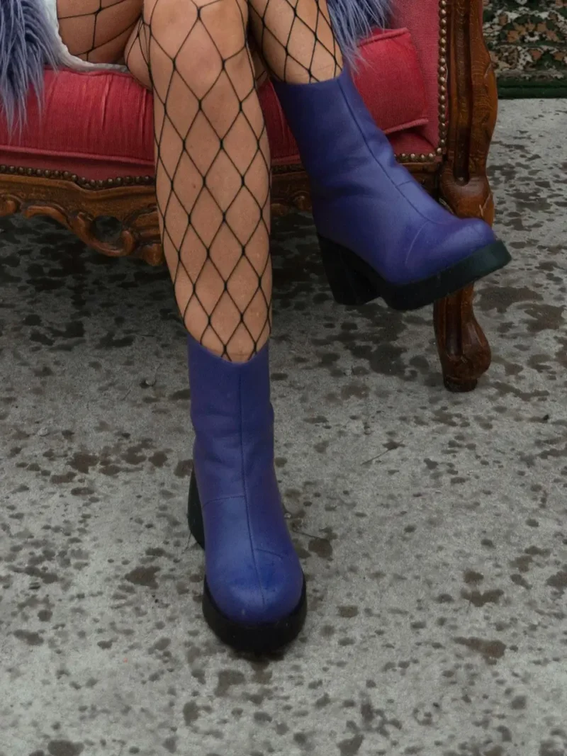 Alternative view of Some Purple Boots